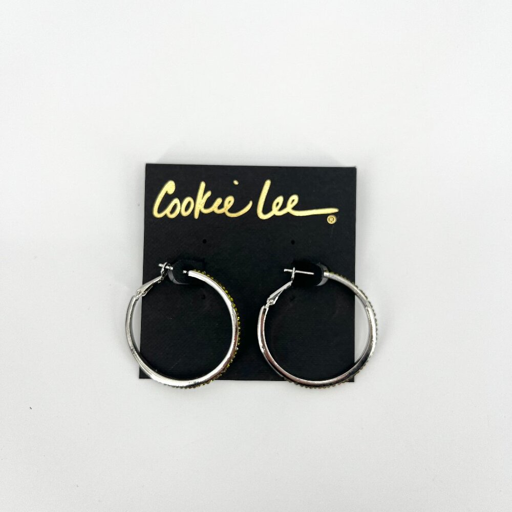 cookie lee Genuine crystal earings